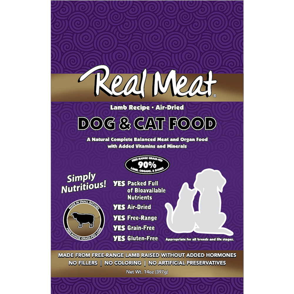 Real Meat Small Dog & Cat Lamb 14oz