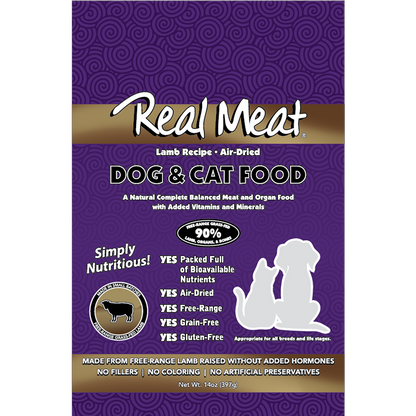 Real Meat Small Dog & Cat Lamb 14oz