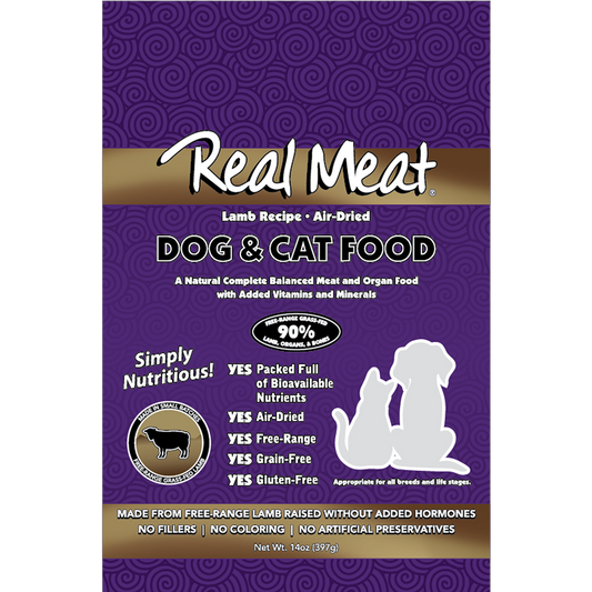 Real Meat Small Dog & Cat Lamb 14oz