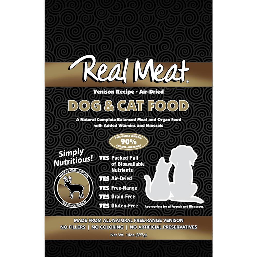 Real Meat Small Dog & Cat Venison 14oz
