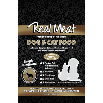 Real Meat Small Dog & Cat Venison 14oz
