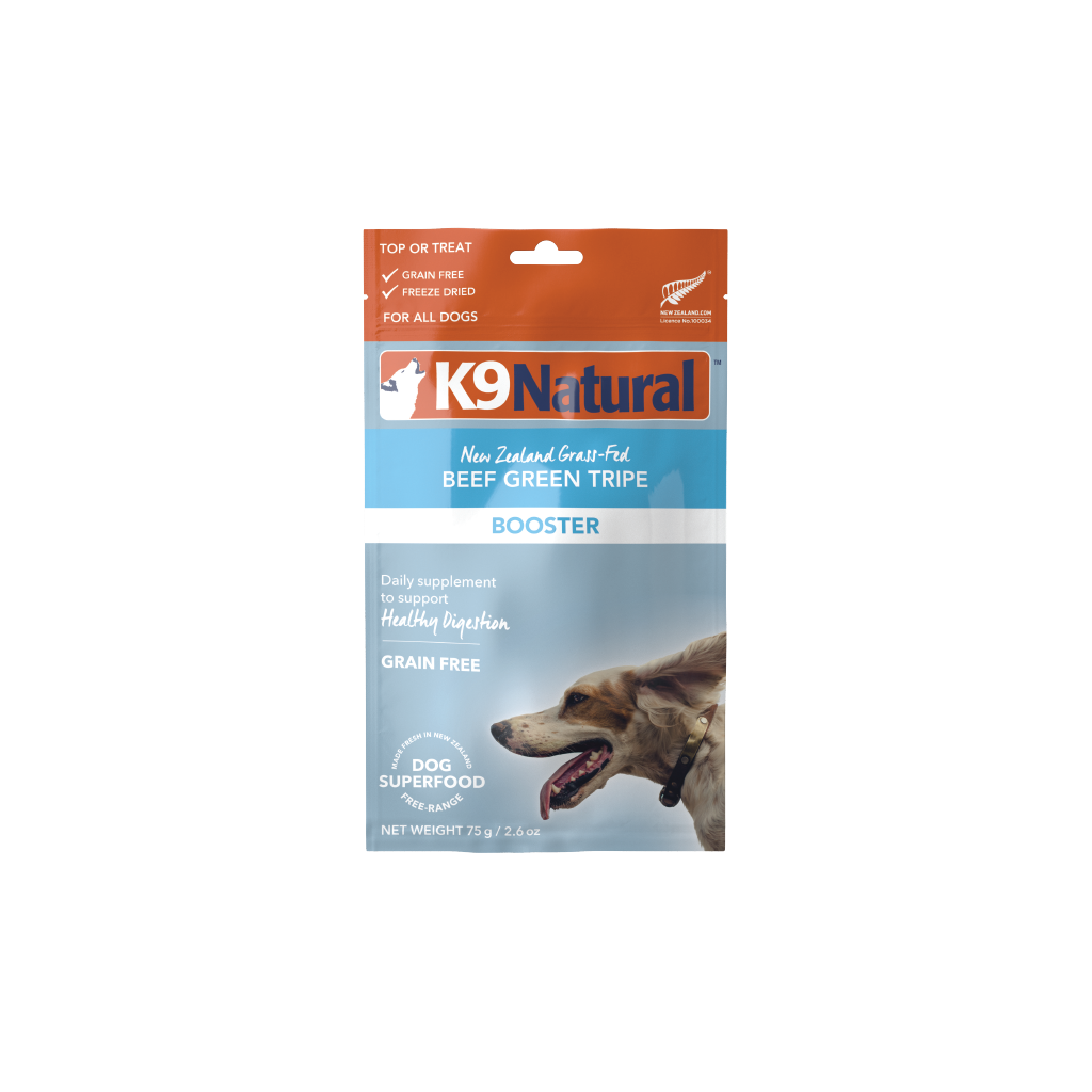 K9 Natural Beef Green Tripe Freeze Dried Booster