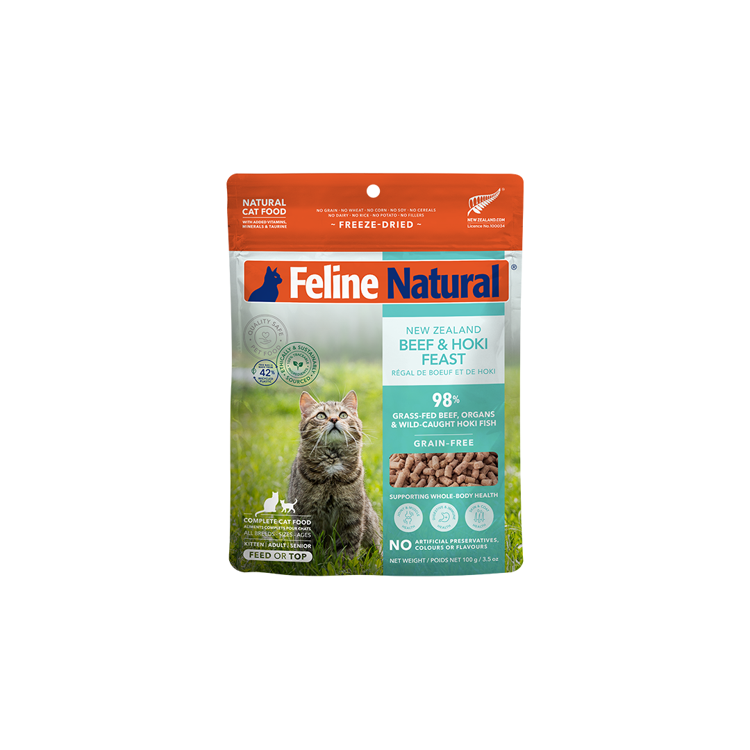 Feline Natural Beef & Hoki Feast Freeze Dried Cat Food