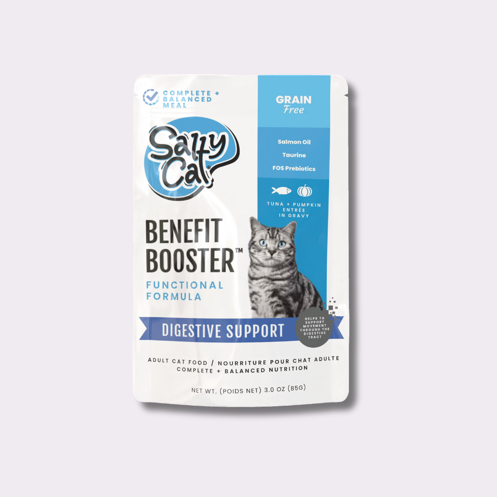 Salty Cat Benefit Booster Digestive Support wet cat food topper