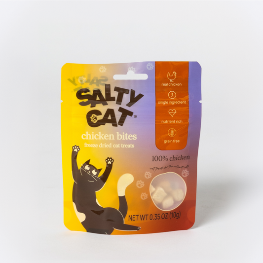 Salty Cat Freeze-Dried Chicken Cat Treats 10g bag
