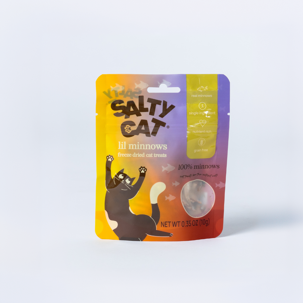 Salty Cat Freeze-Dried Minnows Cat Treats 10g bag