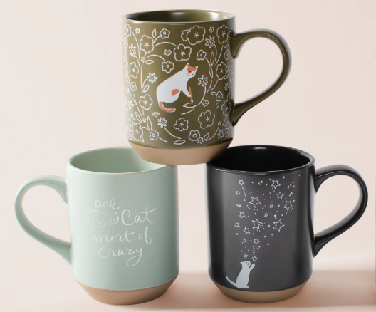 STONEWARE NEW YORK MUGS