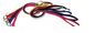 Poly Kennel Leads with 0-Ring - 20 items (1/2" x 4')
