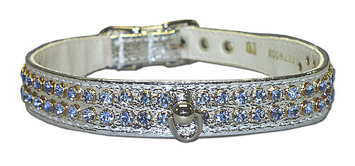 Majestic™ Collars (Jeweled Vinyl with Taper, Two Rows & Post)