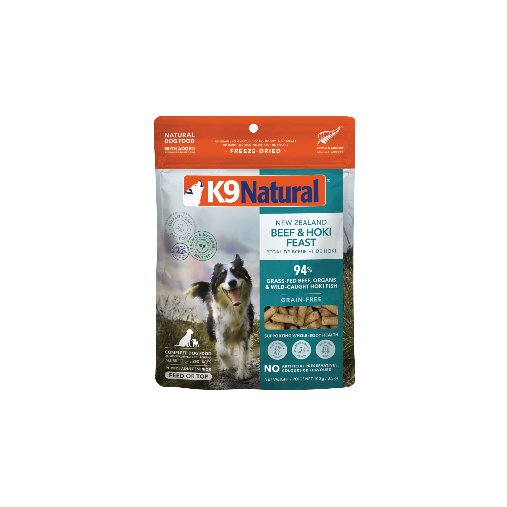 K9 Natural Beef & Hoki Feast Freeze Dried Dog Food Large