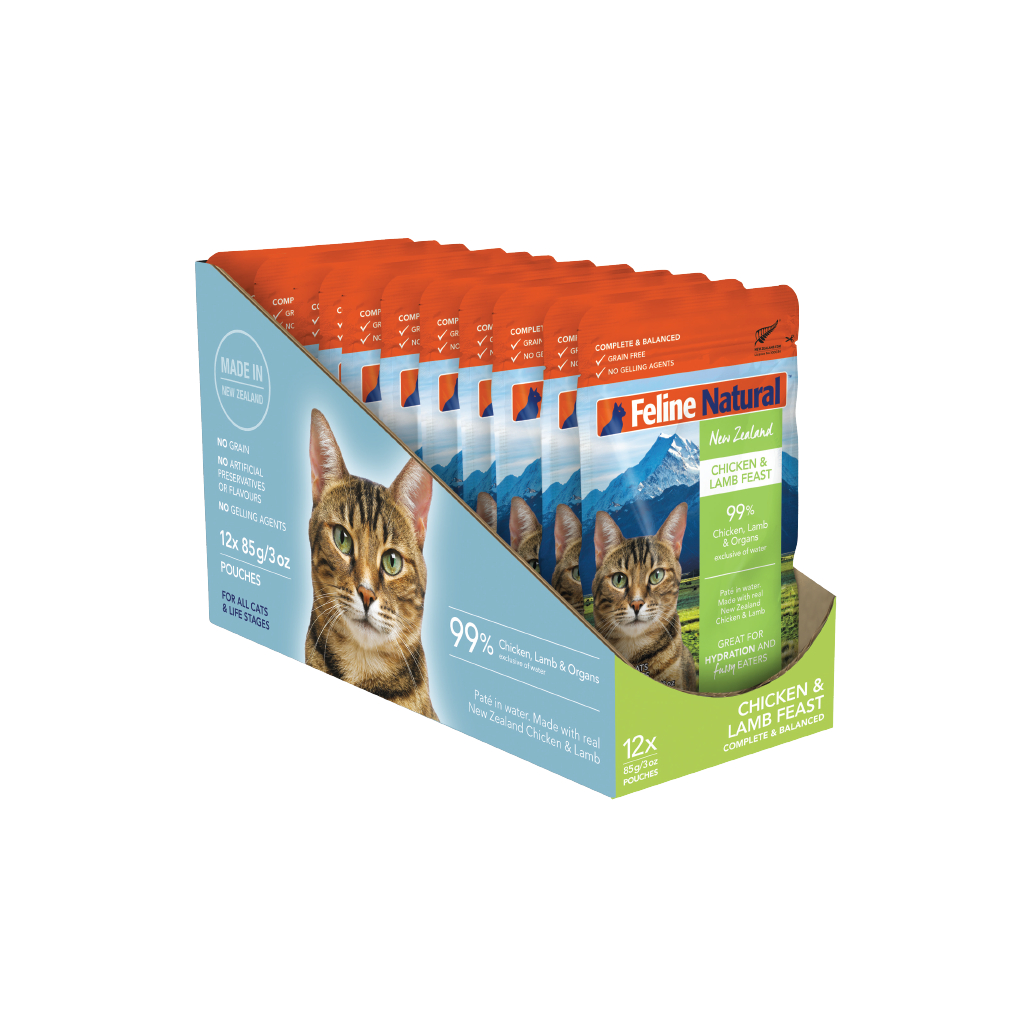 Feline Natural Chicken & Lamb Feast Pouch Cat Food