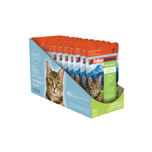 Feline Natural Chicken & Lamb Feast Pouch Cat Food