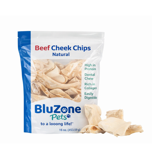 Beef Cheek Chips Natural 12ct