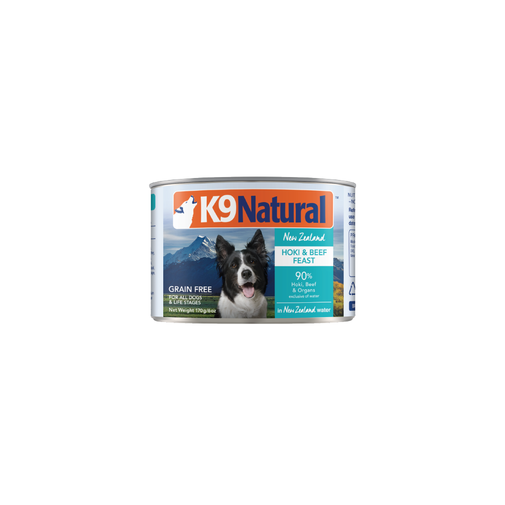 K9 Natural Hoki & Beef Feast Canned Dog Food