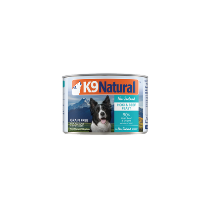 K9 Natural Hoki & Beef Feast Canned Dog Food