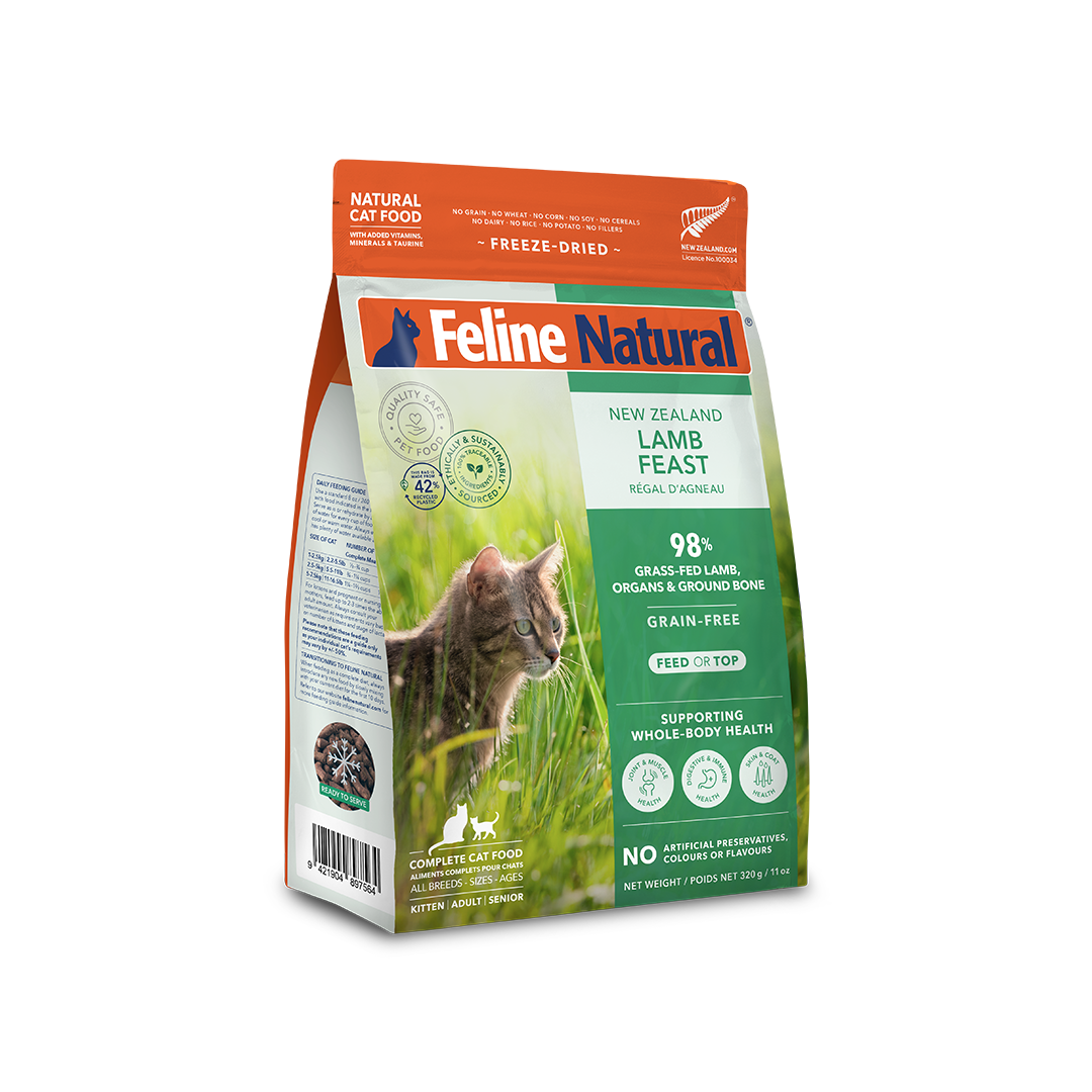 Feline Natural Lamb Feast Freeze Dried Cat Food