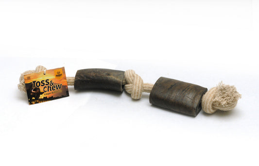 Natural Rope Toys with Horn