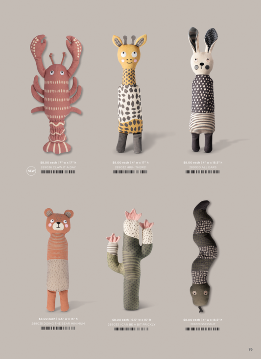 I CAN BE A BIT PRICKLY CNVS DOG TOY Case of 4