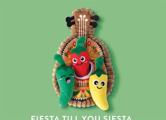 FIESTA TILL YOU SIESTA HIDE & SEEK PLUSH DOG TOY Case of 4