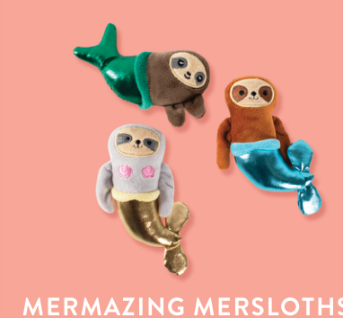 MERSLOTH 3 PIECES SMALL DOG TOY SET Case of 4