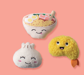 SOY INTO YOU 3PCS SMALL DOG TOY SET Case of 4