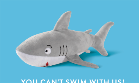 FEELING SHARKY?-PLUSH DOG TOY Case of 4