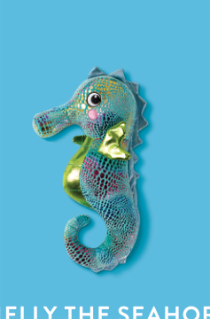 SHELLY THE SEAHORSE-PLUSH DOG TOY Case of 4