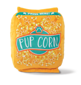 PUP CORN MICROWAVE BAG PLUSH DOG TOY Case of 4