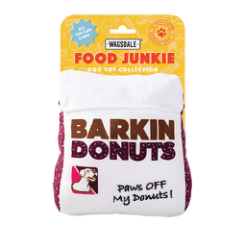 BARKIN DONUTS DONUTBAG PLUSH DOGTOY Case of 4