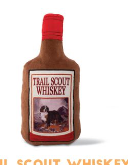 TRAIL SCOUT WHISKEY PLUSH DOG TOY Case of 4