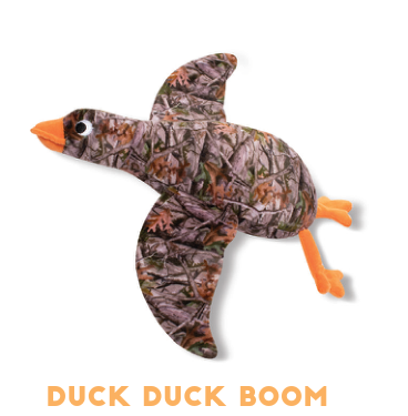 DUCK DUCK BOOM PLUSH DOG TOY Case of 4