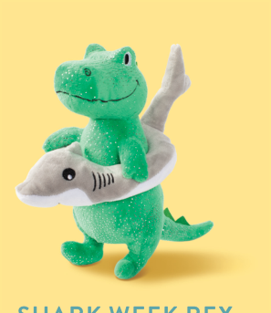 SHARK WEEK REX PLUSH DOG TOY Case of 4