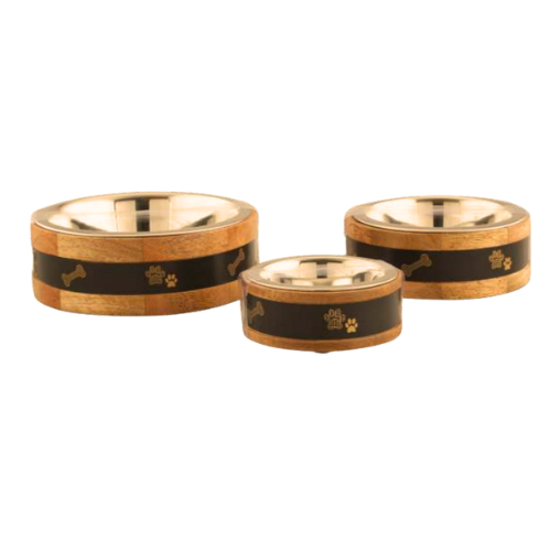 Natural Wood Pet Dishes