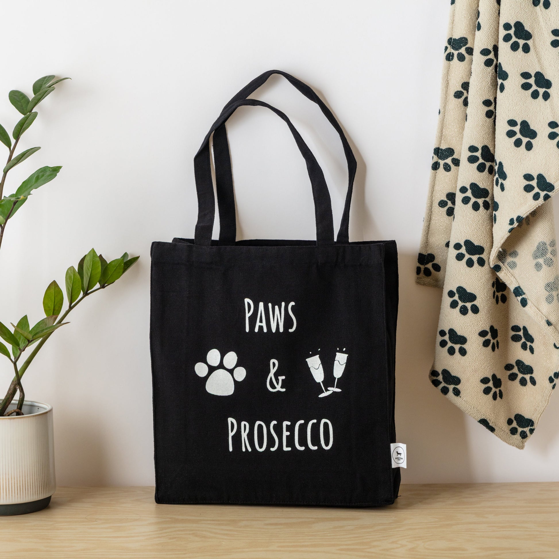 PAWS AND PROSECCO TOTE - Park Life Designs