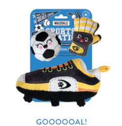 GOOOOOAL 3 PIECES MULTIPACK DOG TOY SET Case of 4