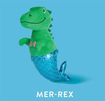 MER-REX PLUSH DOG TOY Case of 4