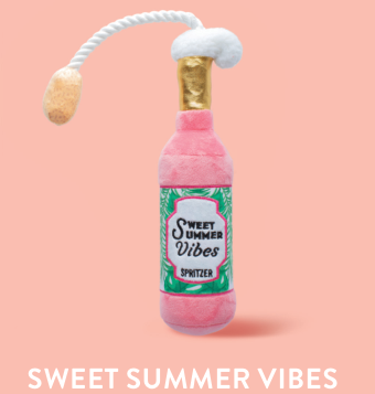 SWEET SUMMER VIBES PLUSH DOG TOY Case of 4