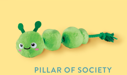 PILLAR OF SOCIETY PLUSH DOG TOY Case of 4
