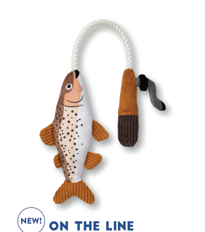 ON THE LINE PLUSH DOG TOY Case of 4