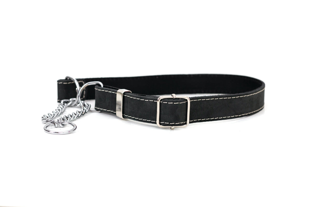 Leather Martingale Collar