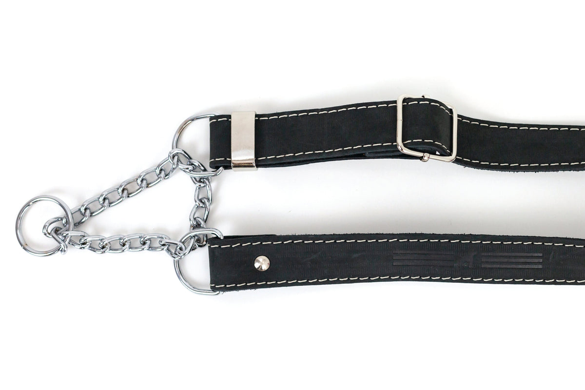 Leather Martingale Collar