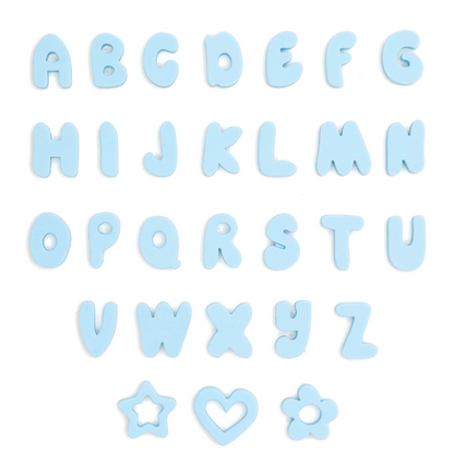Sky Blue silicone dog charms case