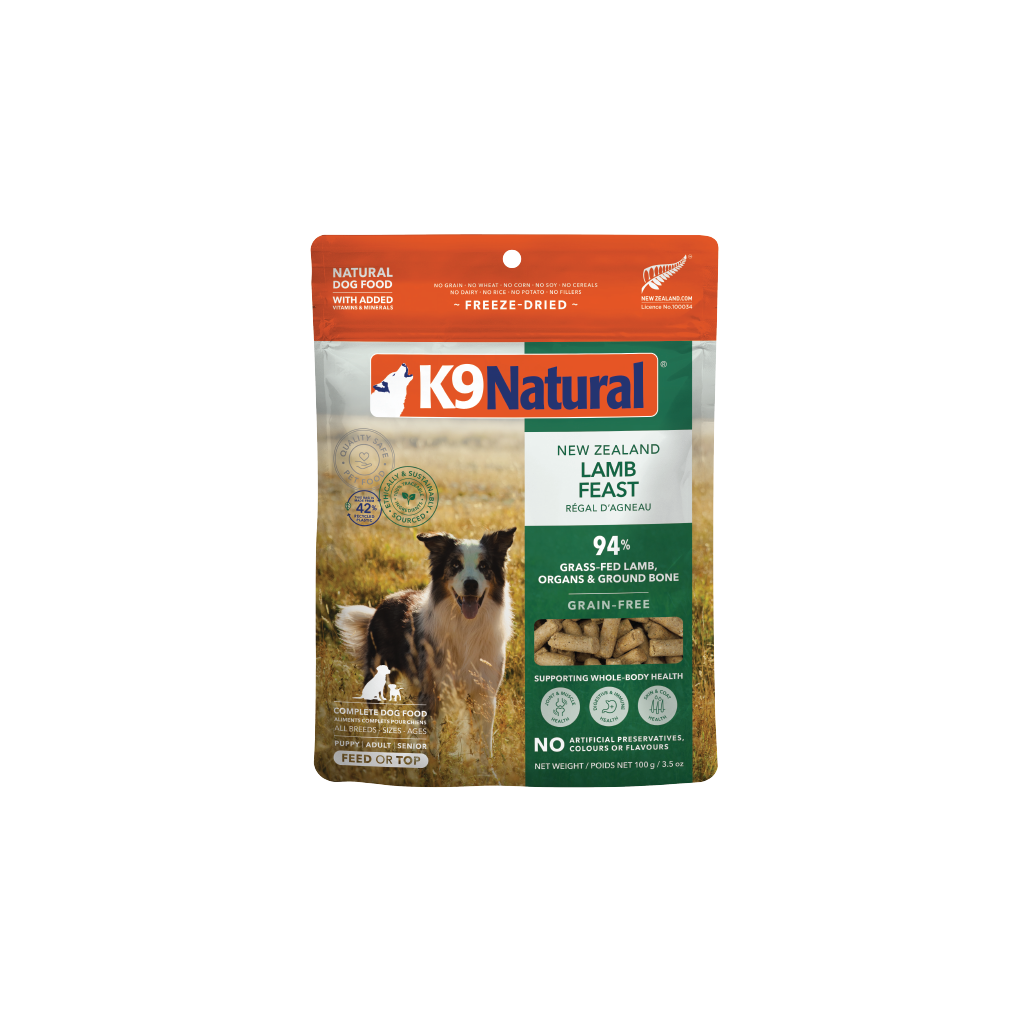 K9 Natural Lamb Feast Freeze Dried Dog Food