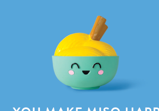 YOU MAKE MISO HAPPY LATEX DOG TOY Case of 4