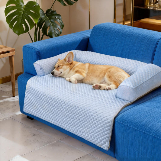Cooling Bolster Pet Couch Bed