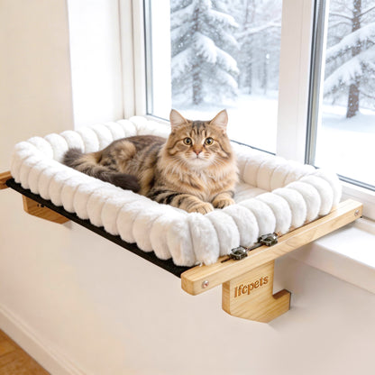 Plush Window Cat Perch