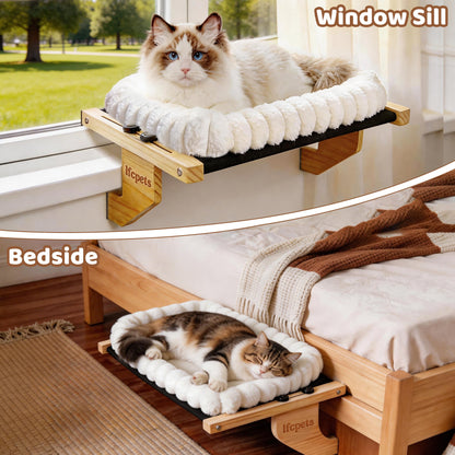 Plush Window Cat Perch