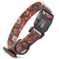 Dogline Biothane Printed Dog Collar with Quick Release Buckle