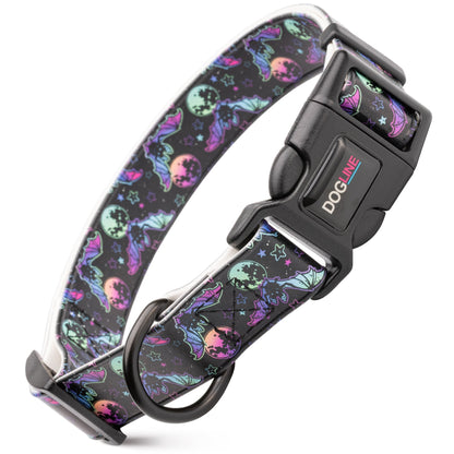 Dogline Biothane Printed Dog Collar with Quick Release Buckle