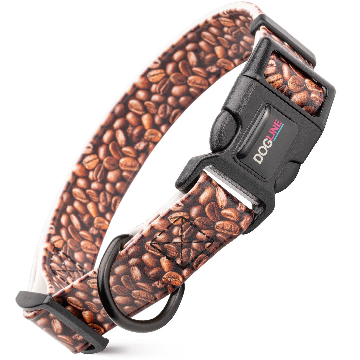 Dogline Biothane Printed Dog Collar with Quick Release Buckle
